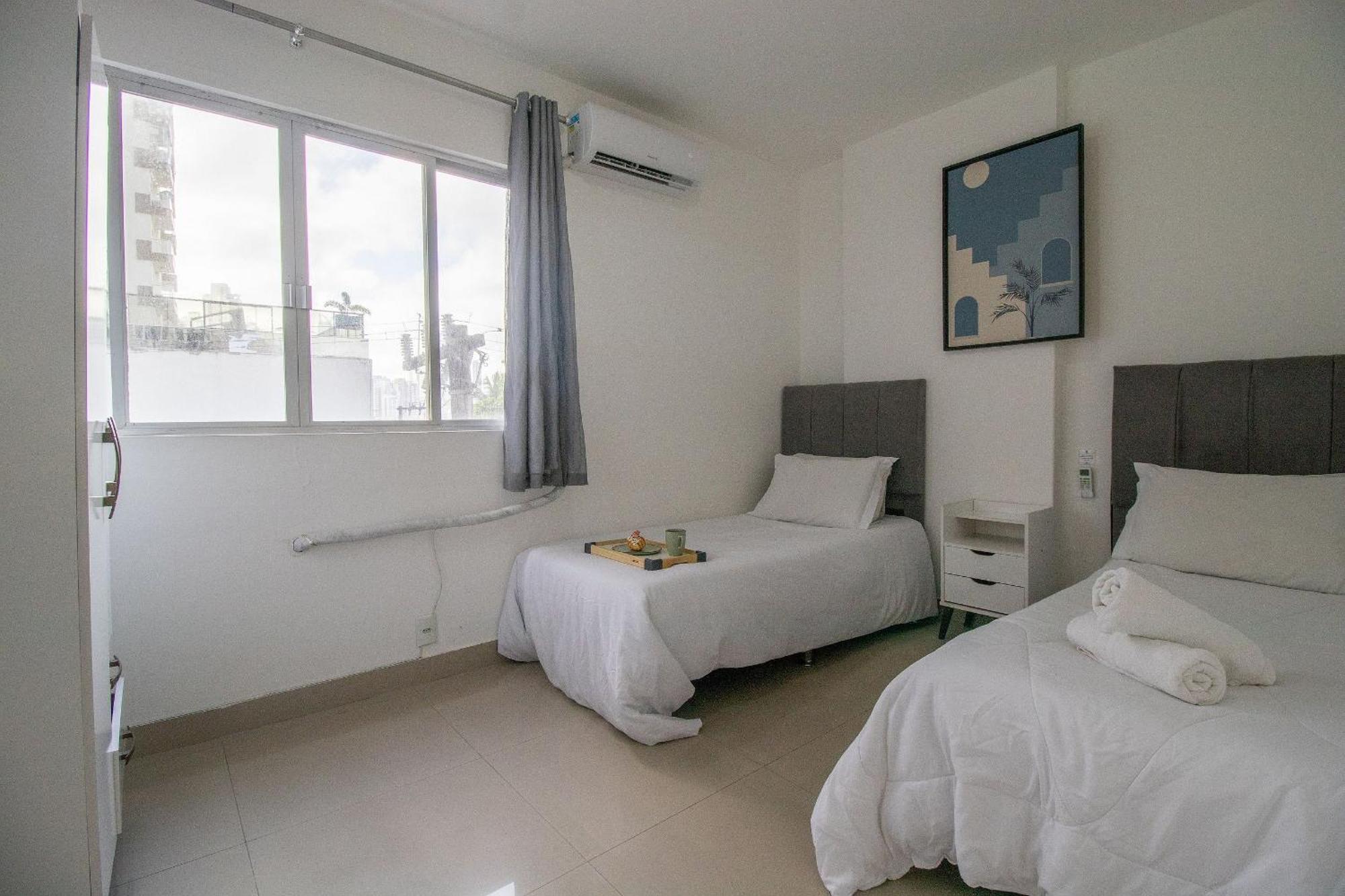 Abm22 - Frente Mar, 3 Dorm Climatizados, Garagem Apartamento